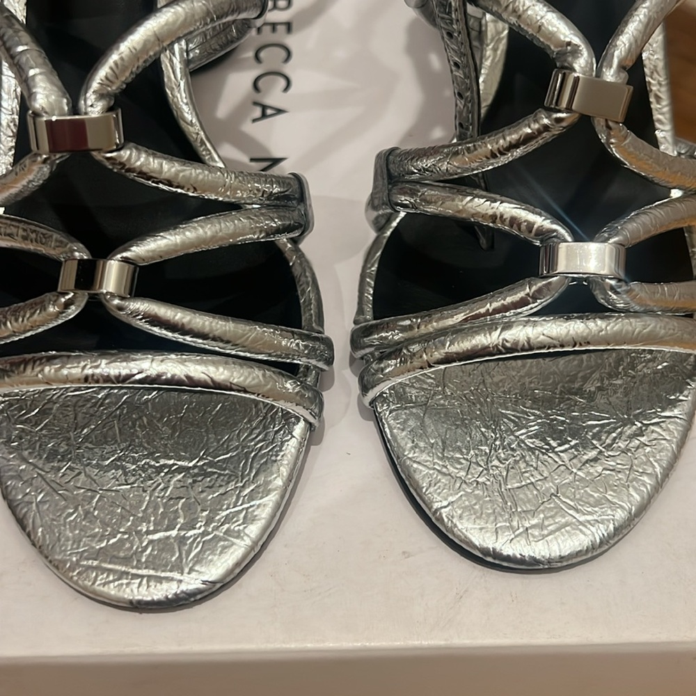 REBECCA MINKOFF
Apolline Metallic Strappy Sandals - Picture 9 of 15